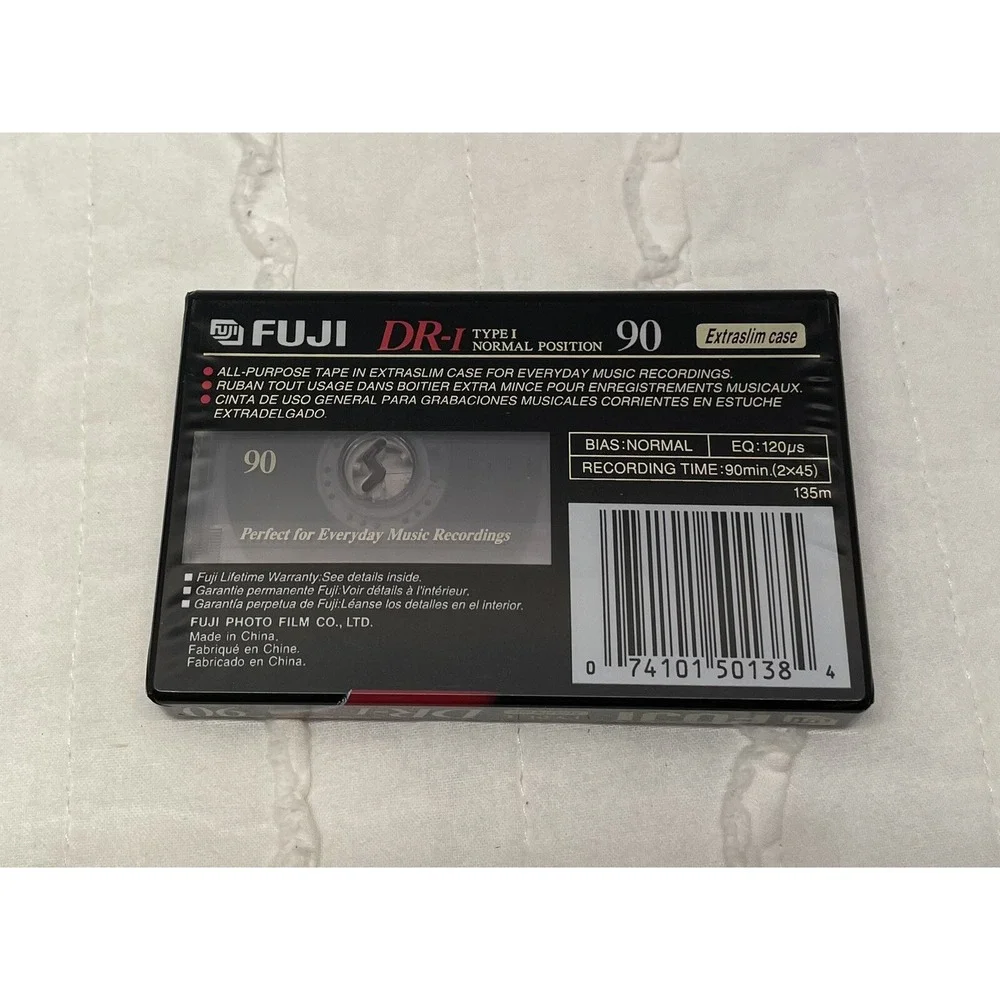 Fuji DR-I 60 Normal Bias Audio Cassette‎ Tape 6 Pack Sealed